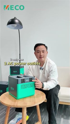 Meco 1kWh Solar Generator with 500W output power station ready for the market