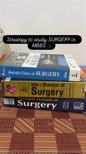 PS on Instagram: "🔥 1. Start with the MOST important high-yield topics Surgery is huge, but you don’t need everything. Begin with the core: Must-know systems • Breast • Thyroid • Hernias • Arterial & Venous disorders • Acute abdomen • Trauma • Burns • Urology basics • GI tumors (Esophagus, Stomach, Colon) These cover 70–80% of exam questions. ⸻ 🔥 2. Use a 2-source rule (don’t overload yourself) Pick ONE primary book + ONE revision source. Primary • SRB (best for MBBS) • Bailey & Love summary i