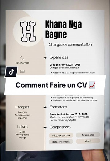 Comment faire un CV efficace avec Canva