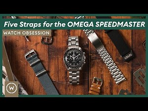 5 Best Straps for OMEGA Speedmaster