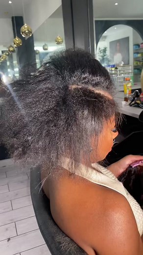 DIY Side Part Quick Weave with Bumped Ends