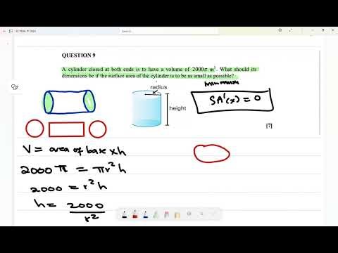 GRADE 12|MATHS P1|OPTIMIZATION/APPLICATION OF CALCULUS|FREE STATE TRIAL EXAM 2025