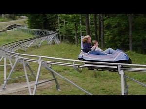 Take a ride on Lake Placid's Cliffside Coaster!