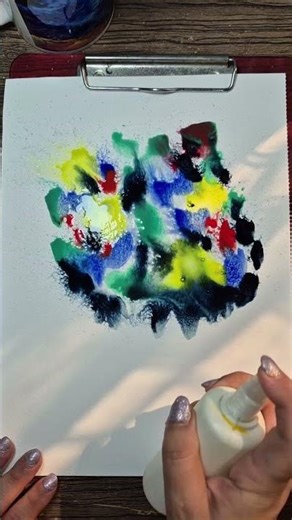 Magic Trees from Just a Few Color Blobs ✨🌲🎨 Watch the full tutorial on my channel!”