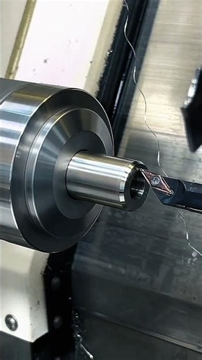 Precision CNC External Thread Turning | High-Speed Industrial Lathe Machining
