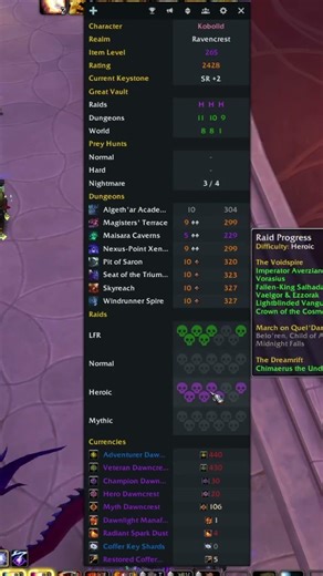 weekly tracker helper #midnight #worldofwarcraft #warcraft