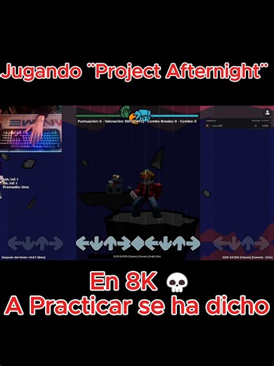 (fnf roblox) Hoy ¨Project Afternight¨ Haciendo pvp con mi amiga 😊👌 (8K Es imposible tendre q practicar un moton💀) #fnf #roblox #fridaynightfunkin #fnfgameplay #projectafternightroblox