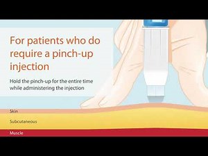 BD AutoShield™ Duo Safety Pen Needle Injection Tips Pinch up no pinch up injection