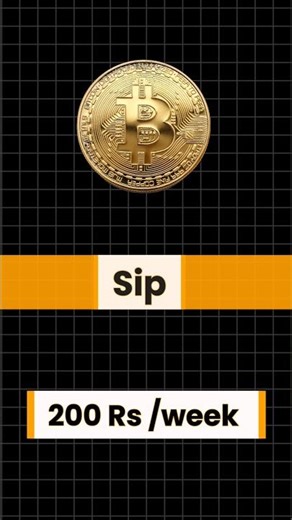 Start your sip in Bitcoin