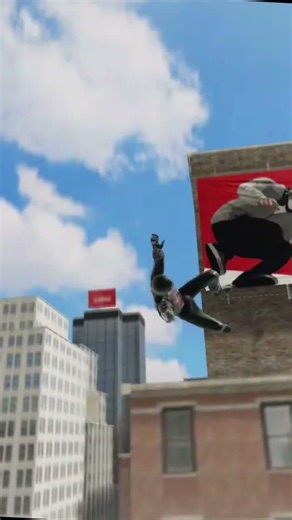 The Marvel spider man swings into buildings are so crazy #spiderman #1million #Ghostgamez18#game