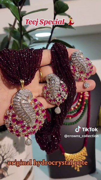 #teejspecial 💃#gahana #newdesign #womenaccessories #originalhydropote #premiumquality #crowns_collection❤️ #jewellryshop #fashion #fyp #trendy #jewelleryshop💎 #americandiamond #highquality #adset #shippingworldwide #homedilevery #kathmandu #nepal