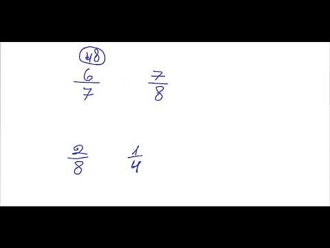 Which fraction is bigger - a simple way to know how to sort fractions and determine which fractio...
