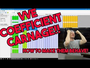 VVE Coefficient Calculation Errors, Using Zones To Keep The Calculations Happy