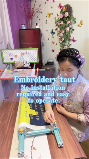 Easy-to-Use Cross-Stitch Embroidery Hoop