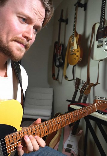 Guitar Lesson: Train Beat Solo 15 with Backing Track