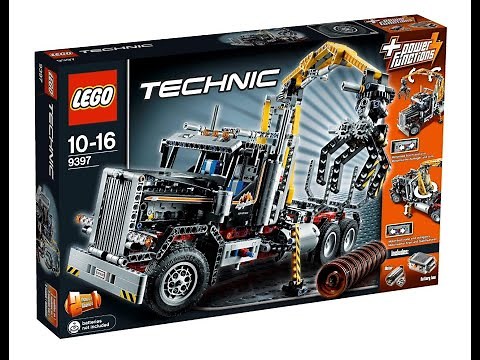 Lego Technic Crane Truck with Control+ upgrade, set 9397 review