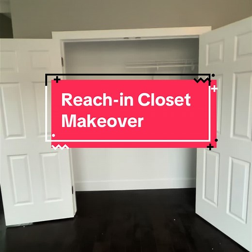 Small reach-in closet makeover! 🙌🏼🤩 #transition #transformation #beforeandafter #beforeafter #closettour #closet #smallcloset #reachincloset #closetreveal #reachincloset #renovation #homeimprovement #homeinspo #homeorganization #remodel #homedecor #homerenovation #hometransformation #closetgoals #closetmakeover