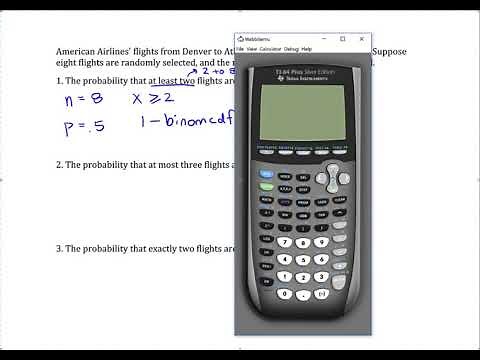 Binomial Distributions: Probabilities: Flights on Time