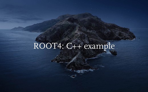 ROOT数据分析入门：4. 用C  类例子演示ROOT中新建对象以及调用函数的方法