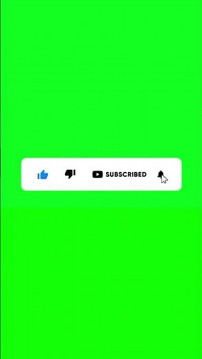 YouTube Like Subscribe Bell Icon Animation | Green Screen Template | No Copyright #greenscreen