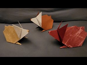 How to make a Hamster - Origami Tutorial!