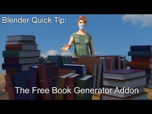 Blender Quick Tip: The Free Book Generator Addon