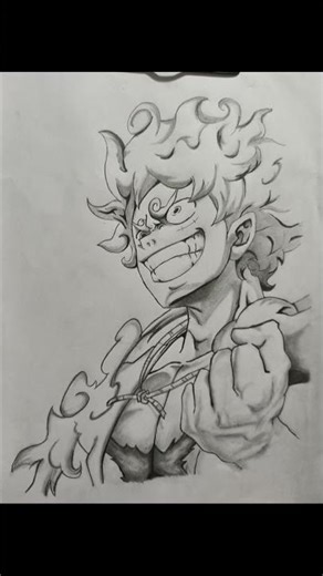 Luffy Sketch🔥 | One Piece #luffy #animesketch #animeart #onepiece