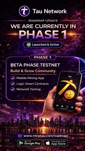 Tau Network Update: Phase 0 Completed, Phase 1 Live 🚀
