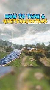 🍯How to SOLO tame a Quetzal in ARK Survival Ascended #ark #arksurvivalascended #arksurvival