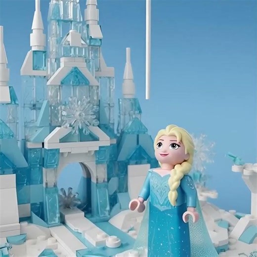 Lego: Let it go with Elsa from Frozen. Stop motion. #legoanimation #legofun #legostopmotion #frozen