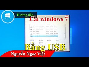 Detailed instructions for installing Windows 7 using USB from A to Z