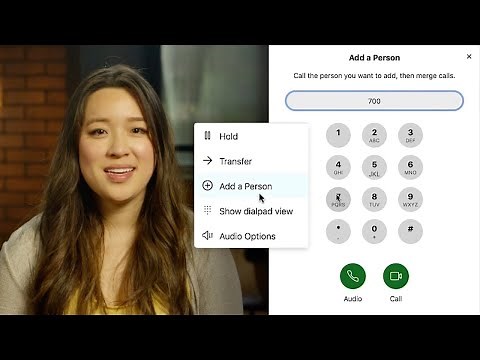 How to do multiway calling on a Cisco phone with Webex Calling