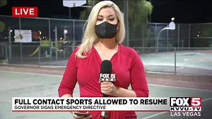 13K views · 113 reactions | An emergency directive signed by Gov. Sisolak today allows sports including ice hockey, water polo and basketball to resume. Kim Passoth has been following this story and brings you the latest update. MORE: https://bit.ly/3m5BzkA | FOX5 Las Vegas | Facebook