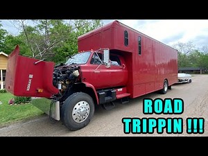 Cross-Country Road Trip in The Biggest Chevy Square Body Ever! Part 1: Finnegan's Garage Ep.142