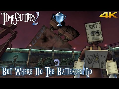 TimeSplitters 2 Challenges - But Where do the Batteries Go? - Platinum - Walkthrough (4K)