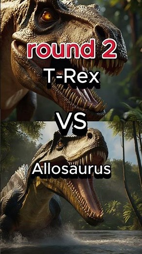 T- REX VS ALLOSAURUS