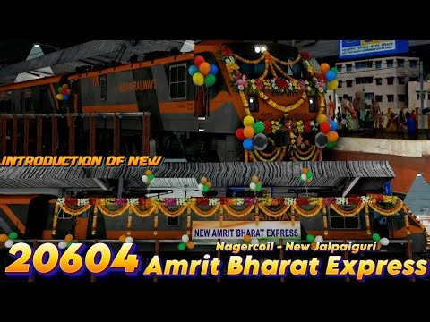 20604 Nagercoil NJP Amrit Bharat FIRST TIME IN MSTS | MSTS 4K #msts #indianrailways #wap4 #SRG1512