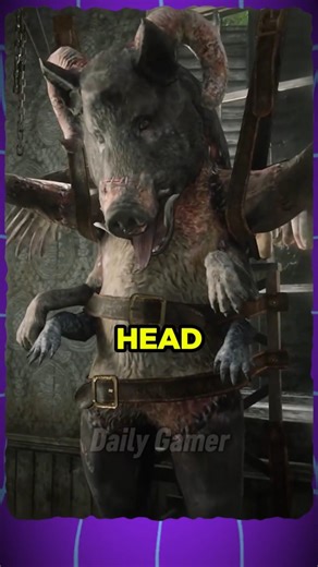 ManBearPig is REAL in RDR2! 🐗#gaming #shorts