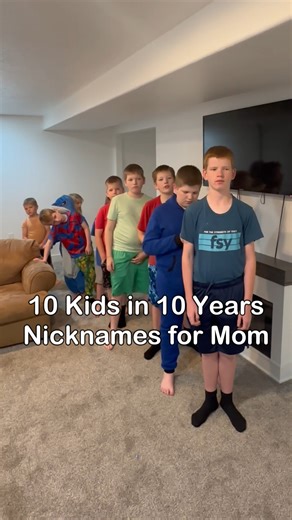 957K views · 19K reactions | Mom came up with the funniest nicknames for the kids and each one tells a story. Some are sweet some are silly and some only make sense to us. Hearing them yell out their favorites always brings a smile. Big family life means mom collects nicknames like treasures. #10kidsin10years #momnicknames #bigfamilylife #raisingkids #parentingjoys #lifewithkids #makingmemories #familyfun #joyfulchaos #familylove #familylaughs | 10kidsin10years | Facebook
