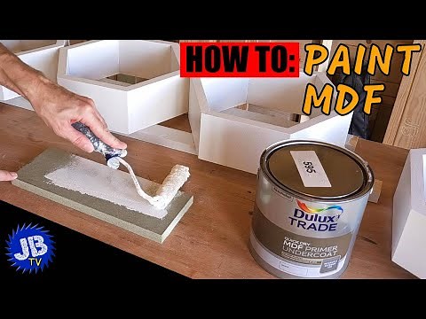 How To Paint MDF Using Dulux Trade Quickdry MDF Primer Undercoat