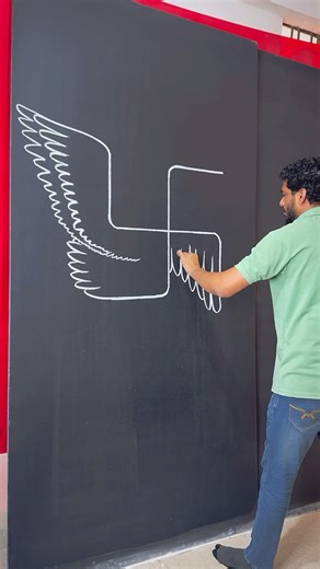 Swastik Se Swan Ki Drawing | Easy Art Tricks #swastik #swan #drawing