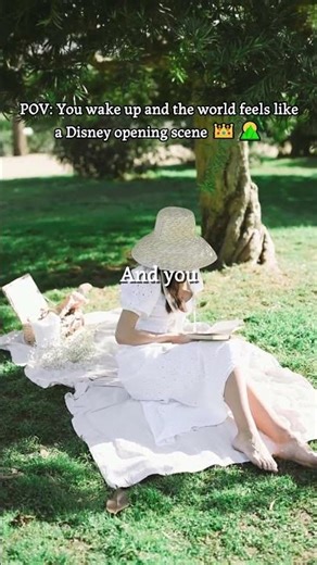 POV: You wake up and the world feels like a Disney opening scene. 👑🌄