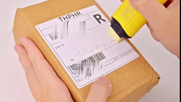 Identity Theft Protection Roller Stamp: 2-in-1 Confidential Roller Stamp, Anti Theft, Privacy & Security Stamp, Blocks Out Privacy Information, Guard Your Address & ID (Blue)