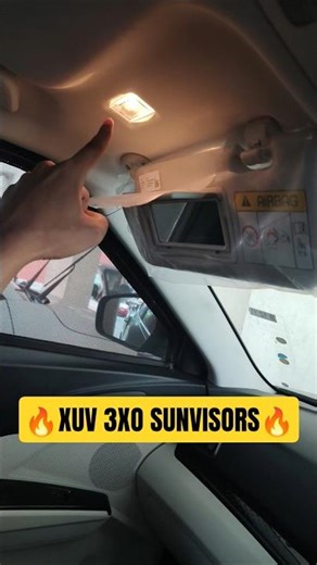 🔥 XUV 3XO SUNVISORS 🔥#thar #scorpio #mahindra #xuv3xo #xuv700 #nexon #brezza