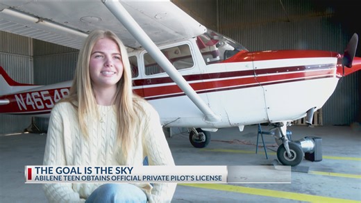 Abilene teen achieves dream of becoming a pilot