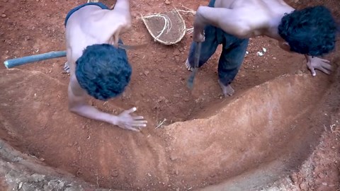 A Zero-Cost Water Paradise That Outshines Million-Dollar Resorts Built by Bare Hands!