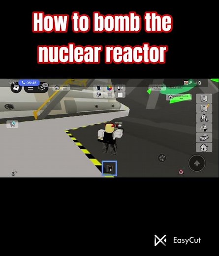 How to bomb the nuclear reactor #roblox