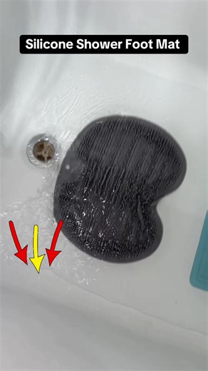 Silicone shower foot mat . #siliconeshowerfootscrubberpad #showerfootscrubber