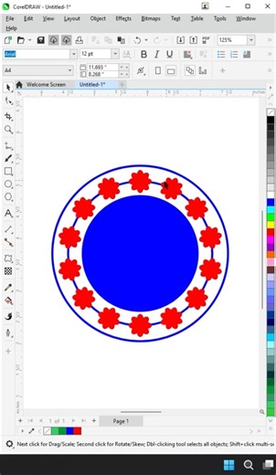 Fit Object to parth For More Tips in Coreldraw 2025