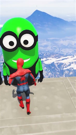 GTA 5 Epic Water Ragdolls Spiderman Jump/Fails Ep 32 #shorts